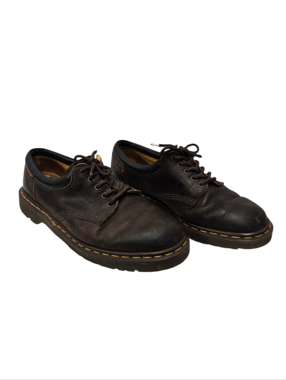 Dr. Martens 8053 Leather Lace-Up Oxfords in Brown